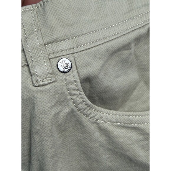 Hart Schaffner Marx Men’s Luxury Performance  Pants Chino Khaki 34x30 Soft - Picture 12 of 13